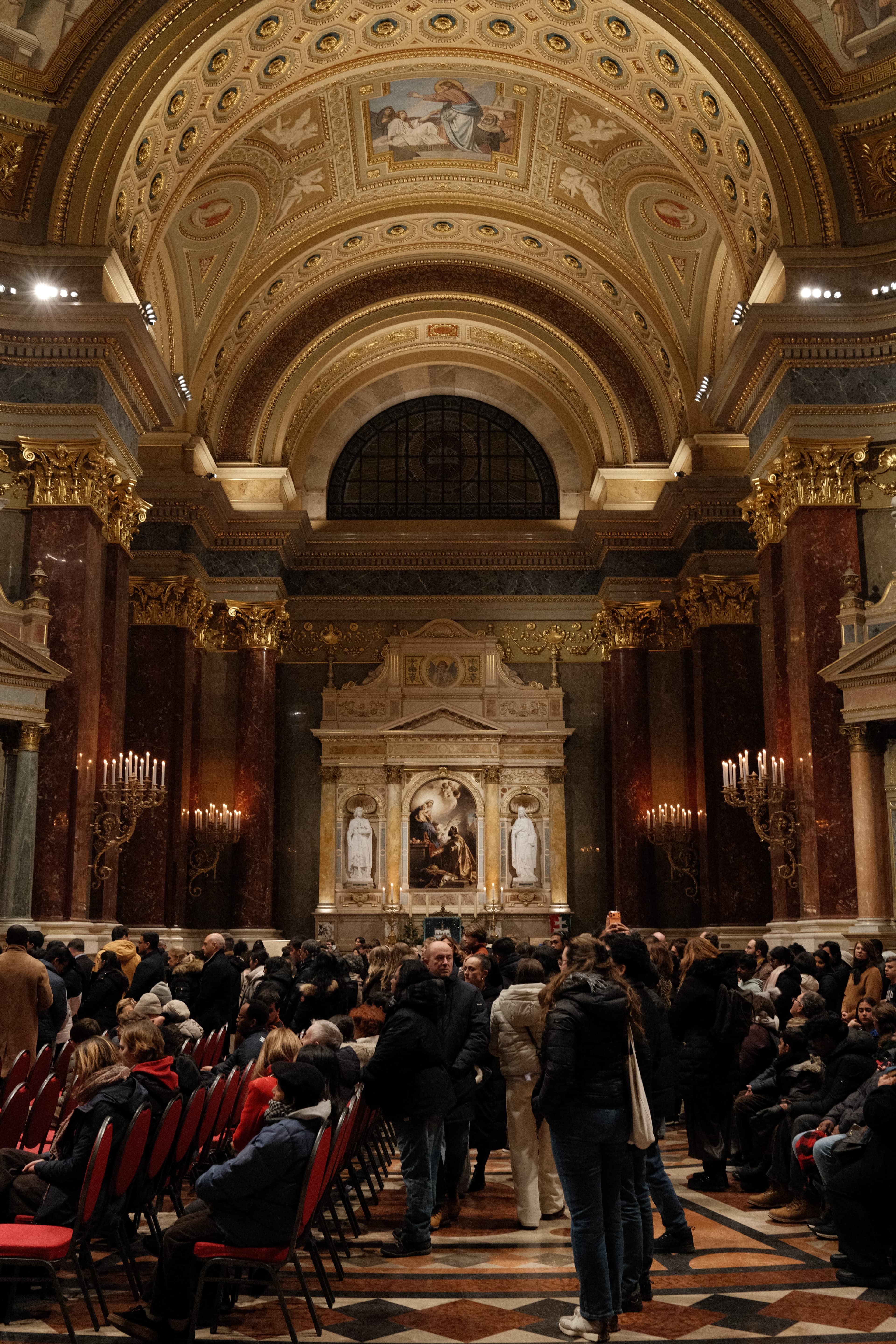 Interior of St Stephen's Basilica